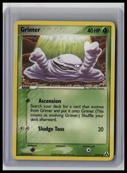 Grimer - Legend Maker 54/92 Common Non-Holo Pokemon TCG - Image 1