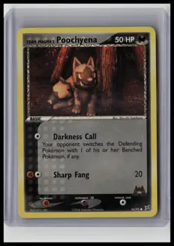 Team Magma's Poochyena - Team Magma vs Team Aqua 66/95 Common Pokemon TCG - Image 1