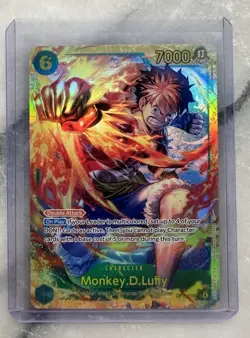 Monkey.D.Luffy OP13-118 SEC Carrying On His Will One Piece TCG NM - Image 1