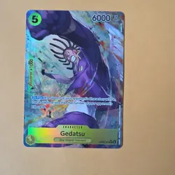 Bandai One Piece Card Game Gedatsu OP05-102 Holo Character Card 6000 Power - Image 1