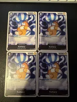 OP06-085 Kumacy Wings Of The Captain One Piece CCG x4 ENG Playset - Image 1