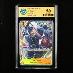 CCG 9.5 GemMint 2025 One Piece JPN X. Drake OP10-114 UC - Image 1