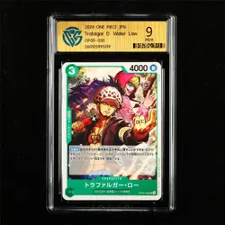 CCG 9 Mint 2024 One Piece JPN Trafalgar D. Water Law OP09-030 UC - Image 1