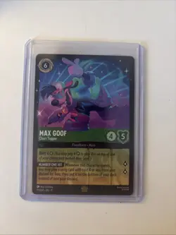 77/204 Max Goof Chart Topper Disney Lorcana Fabled - Image 1