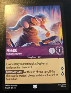 Meeko - Skittish Scrounger 46/204 Uncommon Winterspell Disney Lorcana TCG - Image 1