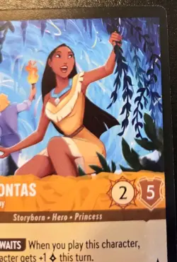 Pocahontas - Finding The Way 8/204 Common Winterspell Disney Lorcana TCG - Image 3