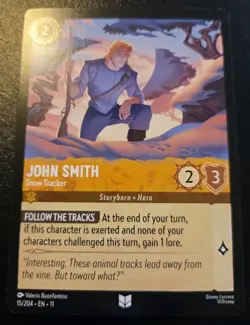 John Smith - Snow Tracker 15/204 Uncommon Winterspell Disney Lorcana TCG - Image 1