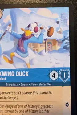 Darkwing Duck - Drake Mallard 145/204 Uncommon Winterspell Disney Lorcana TCG - Image 3