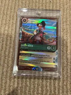 Disney Lorcana TCG Treasure Cruise Line Exclusive Daisy Extremely Rare Promo - Image 1