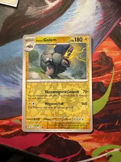 Alolan Golem 046/159 Journey Together Reverse Holo NM Pokemon Card - Image 1