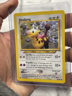 Girafarig 66/105 Neo Destiny Vintage 2002 Pokemon Card NM/MT Vintage Pokemon TCG - Image 2