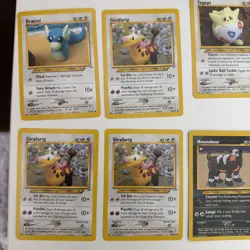 EIGHTEEN NEO DESTINY Pokemon Cards!! All In Very Good Shape From My Old Binder - Image 1