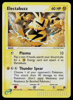 Pokemon Card - Electabuzz Sandstorm 35/100 Uncommon Reverse Holo - Image 1
