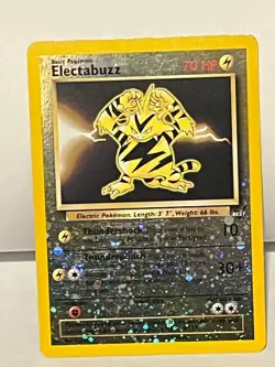 Electabuzz 001/009 Best of Reverse Holo Vintage Pokemon Card - Image 1