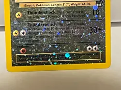 Electabuzz 001/009 Best of Reverse Holo Vintage Pokemon Card - Image 3