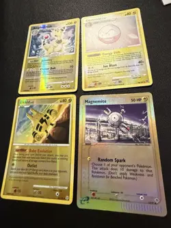 Vintage Pokemon Ampharos Electrode Elekid Magnemite Lot DP Era 2007 Cards LP/NM - Image 2