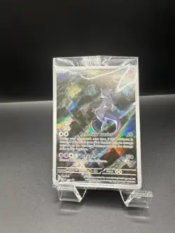MEWTWO SVP 052 Scarlet Violet 151 Promo Illustration Rare Pokemon Card SEALED - Image 1