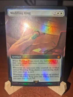 MTG: Wedding Ring EXTENDED ART FOIL, Universes Beyond: Doctor Who MYTHIC Card!! - Image 2