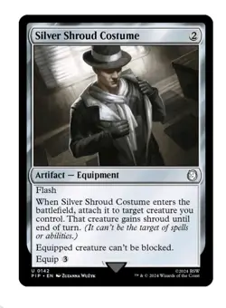 1x MTG Silver Shroud Costume - Fallout! NM Mint! Ships Fast - Image 1