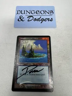 Island - 338/350 (Arena Promo Urza's Saga) - FOIL Signed - MTG - Image 1