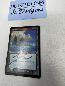 Island - 338/350 (Arena Promo Urza's Saga) - FOIL Signed - MTG - Image 2