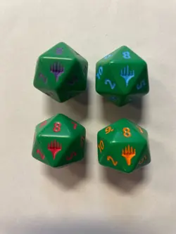 Magic The Gathering Spindown Dice Lot of 4 TMNT - Image 2