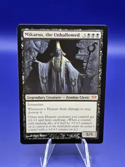 MTG Mikaeus, the Unhallowed-Dark Ascension Lightly Played - Image 1