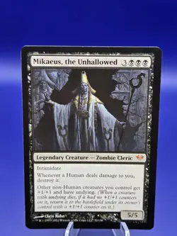 MTG Mikaeus, the Unhallowed-Dark Ascension Lightly Played - Image 2