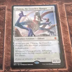1x Ulamog the Ceaseless Hunger Mtg Battle for Zendikar LP - Image 1