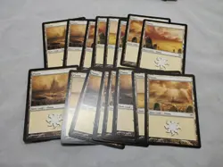Champions of Kamigawa 148 Basic land lot - MTG, Played, Mountain, Plains, Swamp - Image 2