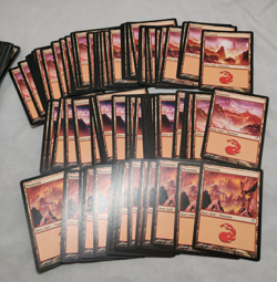Champions of Kamigawa 148 Basic land lot - MTG, Played, Mountain, Plains, Swamp - Image 4