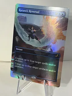 Katara's Reversal ** FOIL BORDERLESS ** Avatar: Eternal - NM MTG - Image 3