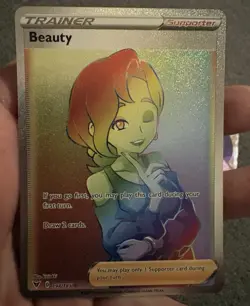Pokemon TCG Beauty Secret Rare Full Art Trainer Holo Vivid Voltage 194/185 - Image 1