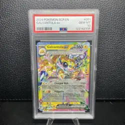 Pokemon TCG Galvantula EX 051/142 Stellar Crown Double Rare S&V PSA 10 - Image 1