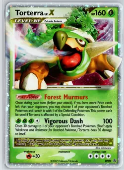 Pokemon Diamond and Pearl Promos #DP09 Torterra LV.X NM-LP - Image 1