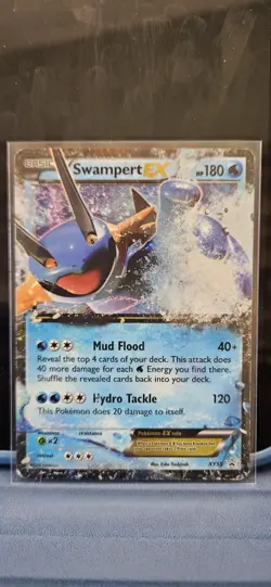 Pokemon TCG Swampert-EX XY Black Star Promos XY55 Holo Promo - Image 1