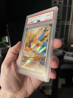 Pokemon Paradox Rift Minun 194/182 Illustration Rare (2023) - PSA 10 GEM MINT! - Image 5