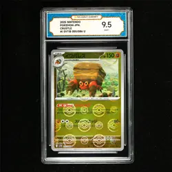 TQG 9.5 MINT+ 2025 Pokemon JPN Crustle 055/086 U - Image 1