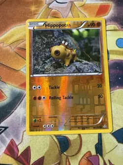 Hippopotas 87/160 - Pokemon TCG XY: Primal Clash - Reverse Holo (NM) Yuka Morii - Image 1