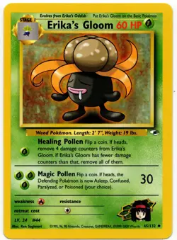 Pokemon - Gym Heroes ERIKA'S GLOOM 45/132 NM - Image 1