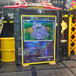 Grimer Platinum Reverse Holo Pokemon TCG 75/127 Common - Image 3