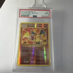 Pokemon XY Evolutions Charizard Reverse Holo Foil 2016, PSA Mint 9, #11/108 - Image 2