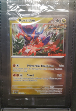Koraidon 119/162 Pokemon TCG GameStop Promo Sealed Holo Exclusive - Image 1