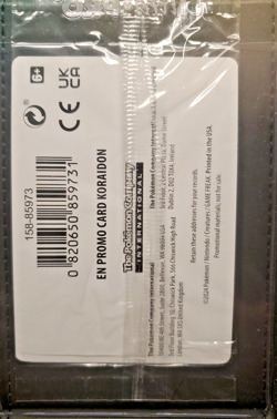 Koraidon 119/162 Pokemon TCG GameStop Promo Sealed Holo Exclusive - Image 2