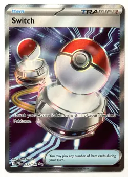 Switch 123/094 - Pokemon TCG - Phantasmal Flames Ultra Rare Holo - M/NM - Image 1