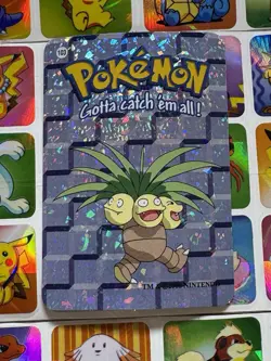 Pokemon 151 Vintage Pocket Monsters Vending HOLO Prism Sticker 2000 Nintendo - Image 2