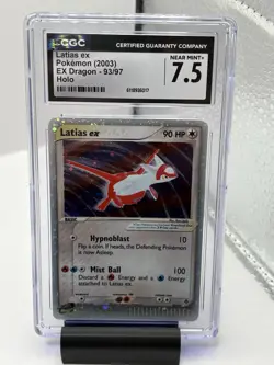 2003 Pokemon Latias ex Dragon 93/97 CGC 7.5 Near Mint+ - Image 1