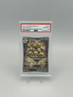ALAKAZAM PSA 10 BLACK STAR PROMO #009 2025 POKEMON MEP EN-ME - Image 1