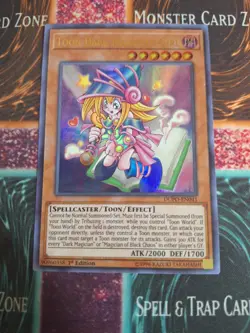 Yu-Gi-Oh! Toon Dark Magician Girl DUPO-EN041 Ultra Rare 1st Edition Near Mint c3 - Image 1