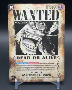 Marshall.D.Teach SP (Wanted Poster) OP09-093 Emperors in the New World One Piece - Image 1